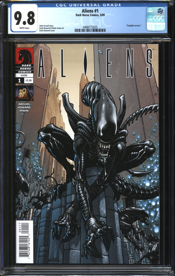 Aliens (2009) #1 Daylight Version CGC 9.8 NM/MT