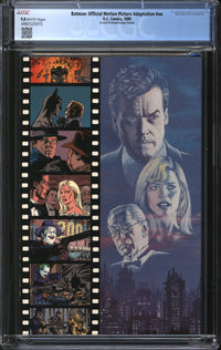 Batman: Official Motion Picture Adaptation (1989) #1 Second Printing/Prestige Format CGC 9.8 NM/MT