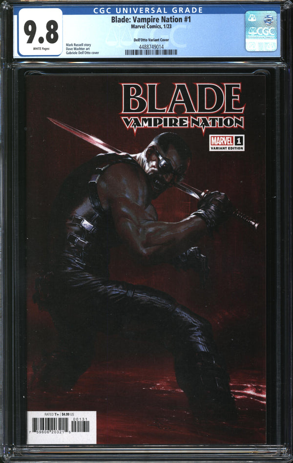 Blade: Vampire Nation (2023) #1 Gabriele Dell'Otto Variant CGC 9.8 NM/MT