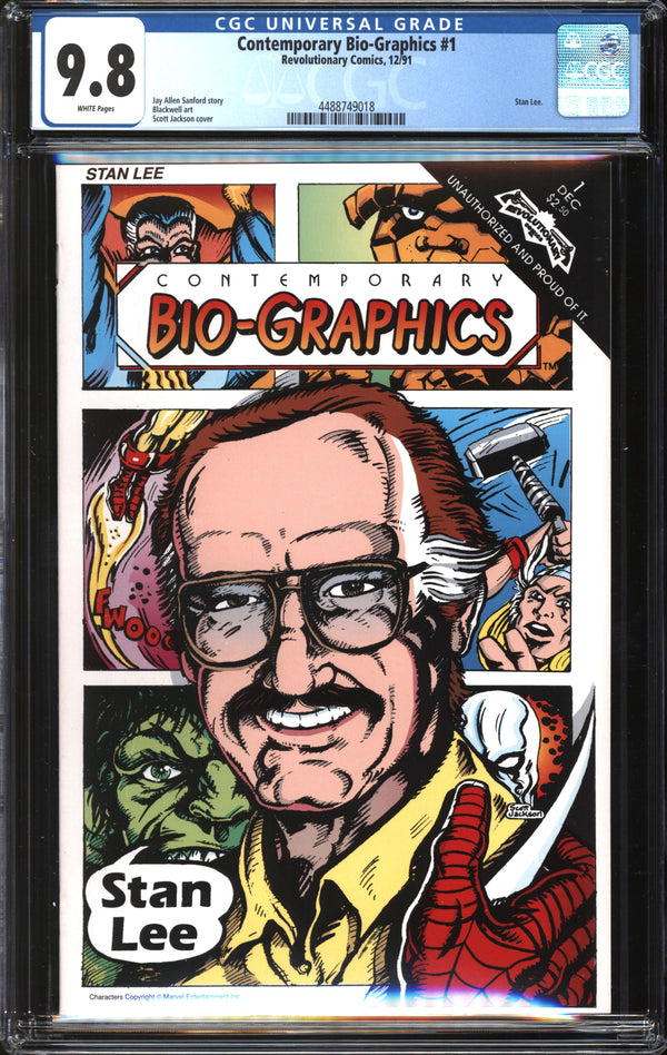 Contemporary Bio-Graphics (1991) #1 CGC 9.8 NM/MT