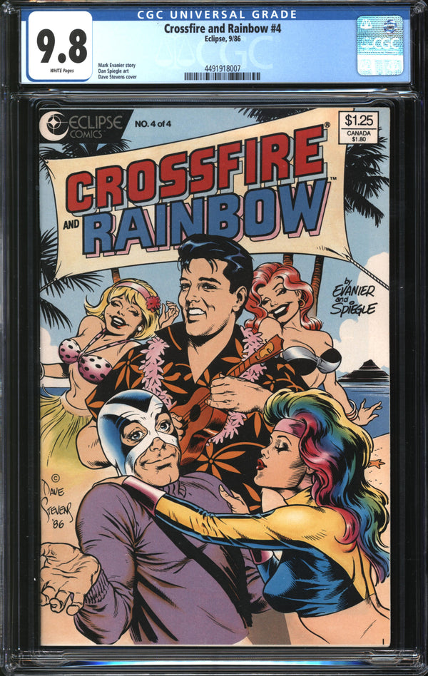 Crossfire And Rainbow (1986) #4 CGC 9.8 NM/MT