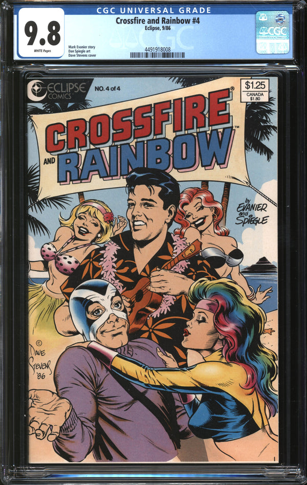 Crossfire And Rainbow (1986) #4 CGC 9.8 NM/MT