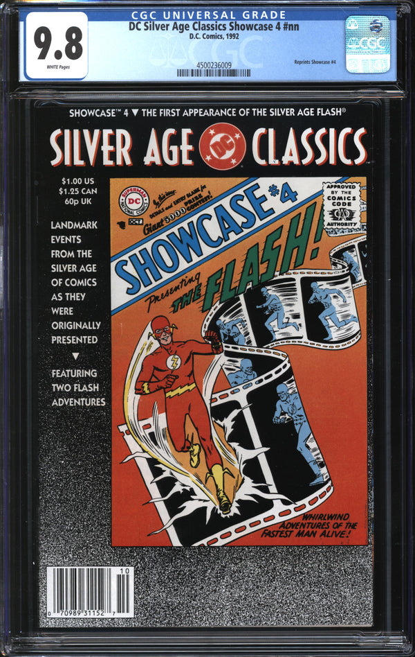 DC Silver Age Classics Showcase (1992) # 4 CGC 9.8 NM/MT