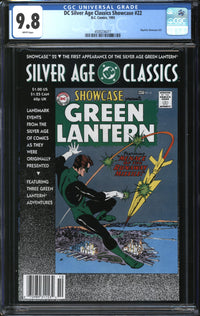 DC Silver Age Classics Showcase (1992) #22 CGC 9.8 NM/MT