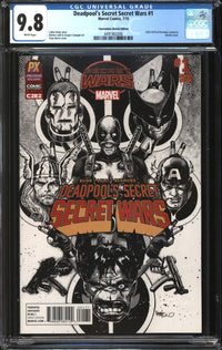 Deadpool's Secret Secret Wars (2015) #1 C2E2 2015/Previews Convention Sketch Edition CGC 9.8 NM/MT