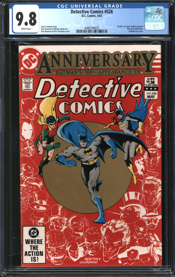 Detective Comics (1937) #526 CGC 9.8 NM/MT