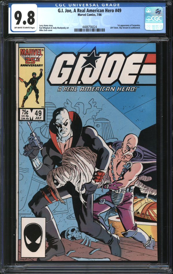 G.I. Joe, A Real American Hero (1982) # 49 CGC 9.8 NM/MT