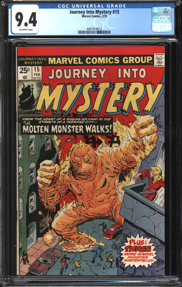 Journey Into Mystery (1972) #15 CGC 9.4 NM