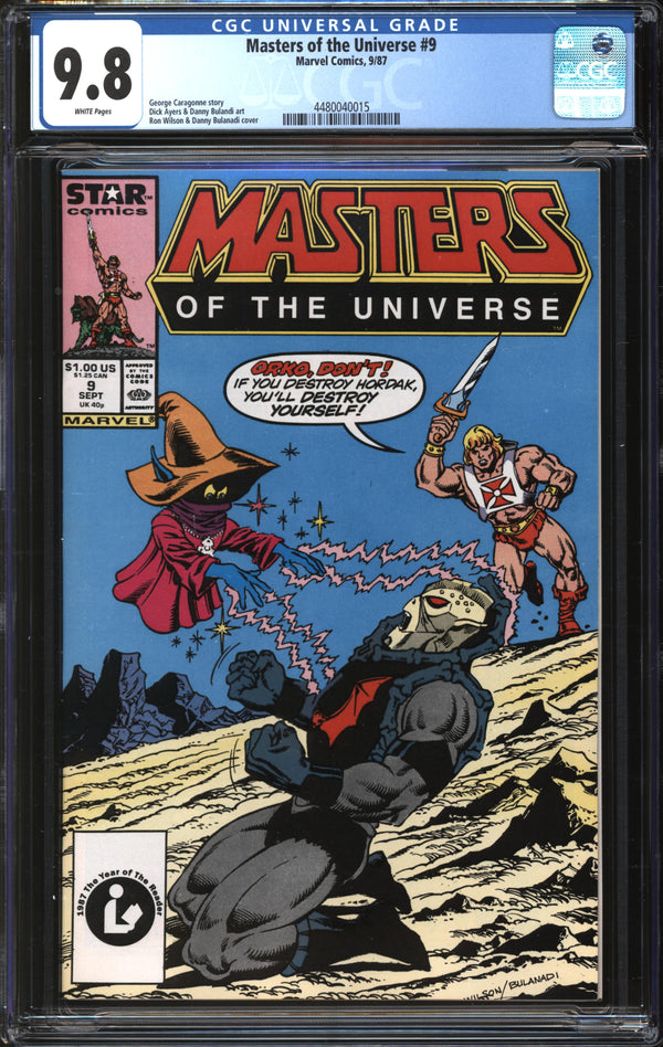 Masters Of The Universe (1986) # 9 CGC 9.8 NM/MT