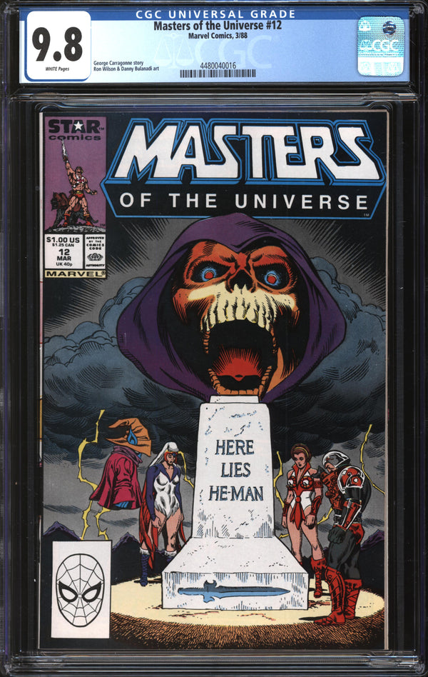 Masters Of The Universe (1986) #12 CGC 9.8 NM/MT