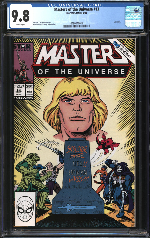 Masters Of The Universe (1986) #13 CGC 9.8 NM/MT