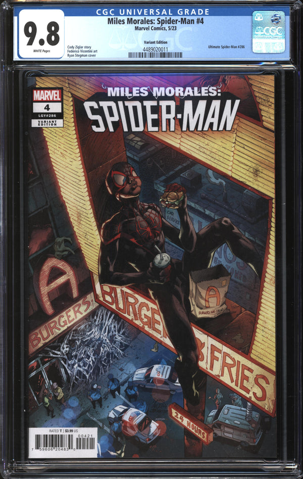 Miles Morales: Spider-Man (2023) #4 Ryan Stegman Variant CGC 9.8 NM/MT