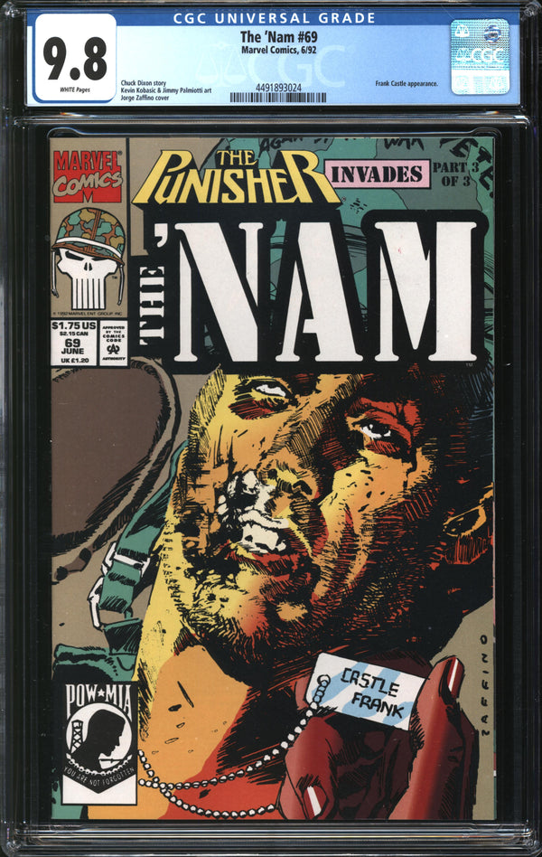 'Nam, The (1986) #69 CGC 9.8 NM/MT