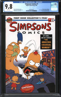 Simpsons Comics (1993) #1 CGC 9.8 NM/MT