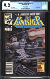 Punisher Limited Series (1986) #1 Newsstand Edition CGC 9.2 NM-