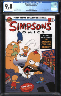 Simpsons Comics (1993) #1 CGC 9.8 NM/MT