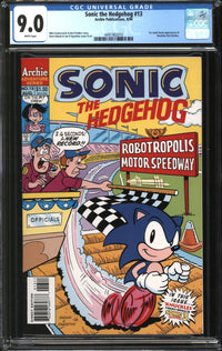 Sonic The Hedgehog (1993) # 13 CGC 9.0 VF/NM