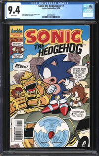 Sonic The Hedgehog (1993) #17 CGC 9.4 NM