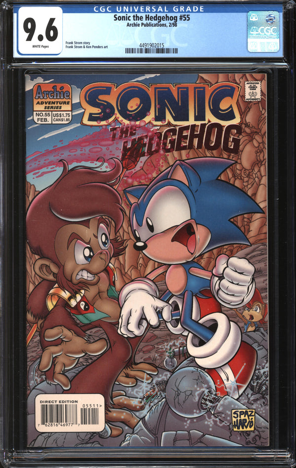 Sonic The Hedgehog (1993) # 55 CGC 9.6 NM+