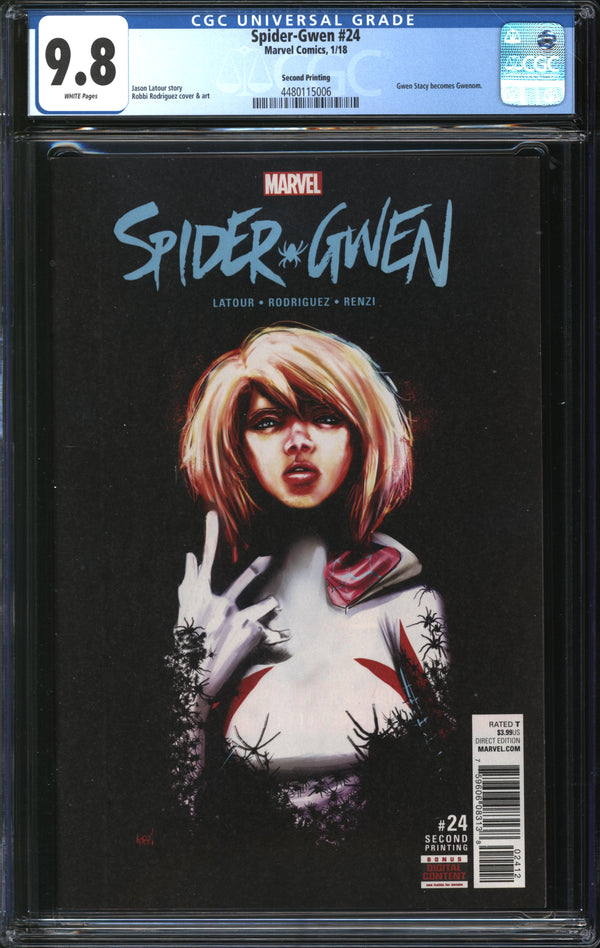 Spider-Gwen (Vol. 2, 2015) #24 Second Printing CGC 9.8 NM/MT