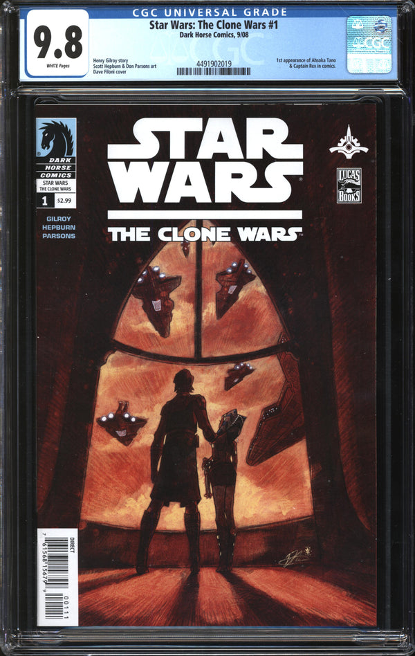 Star Wars: The Clone Wars (2008) #1 CGC 9.8 NM/MT