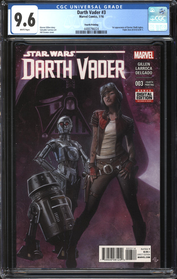 Star Wars: Darth Vader (2015) #3 Fourth Printing CGC 9.6 NM+