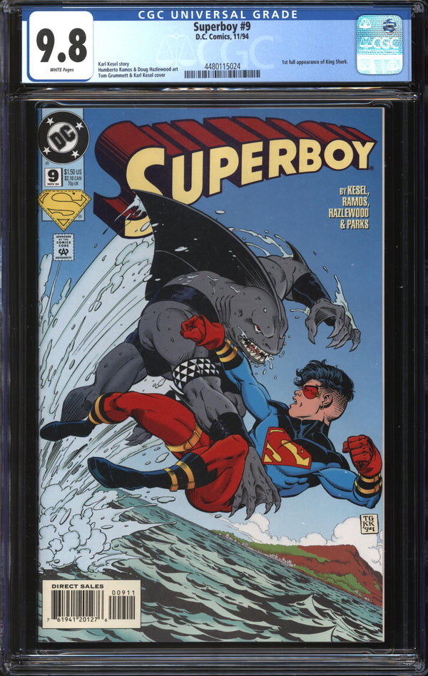 Superboy (1994) #9 CGC 9.8 NM/MT