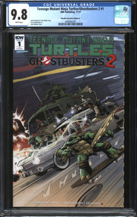 Teenage Mutant Ninja Turtles/Ghostbusters 2 (2017) #1 Retailer Incentive Edition A CGC 9.8 NM/MT