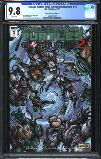 Teenage Mutant Ninja Turtles/Ghostbusters 2 (2017) #1 Retailer Incentive Edition B CGC 9.8 NM/MT