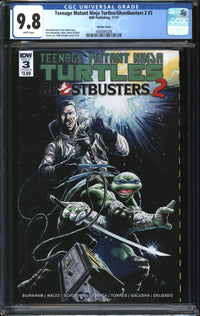 Teenage Mutant Ninja Turtles/Ghostbusters 2 (2017) #3 Variant Cover CGC 9.8 NM/MT