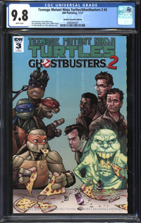 Teenage Mutant Ninja Turtles/Ghostbusters 2 (2017) #3 Retailer Incentive Edition CGC 9.8 NM/MT