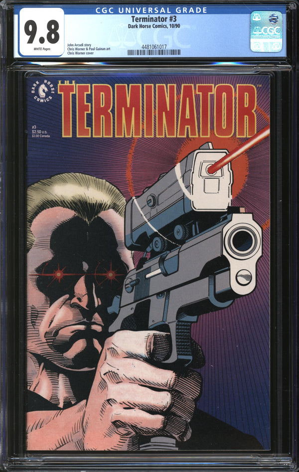 Terminator (1990) #3 CGC 9.8 NM/MT