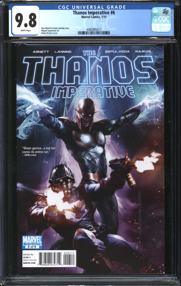 Thanos Imperative (2010) #6 CGC 9.8 NM/MT