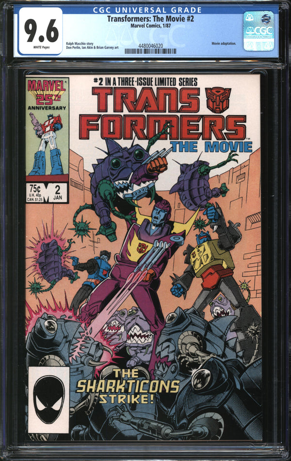 Transformers: The Movie (1986) #2 CGC 9.6 NM+