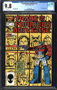 Transformers Universe (1986) #2 CGC 9.8 NM/MT