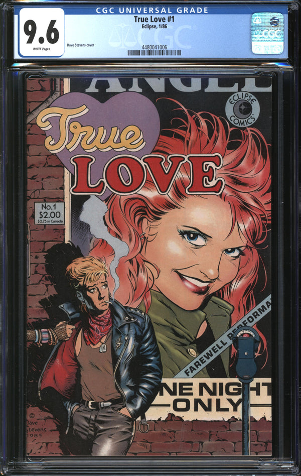 True Love (1986) #1 CGC 9.6 NM+