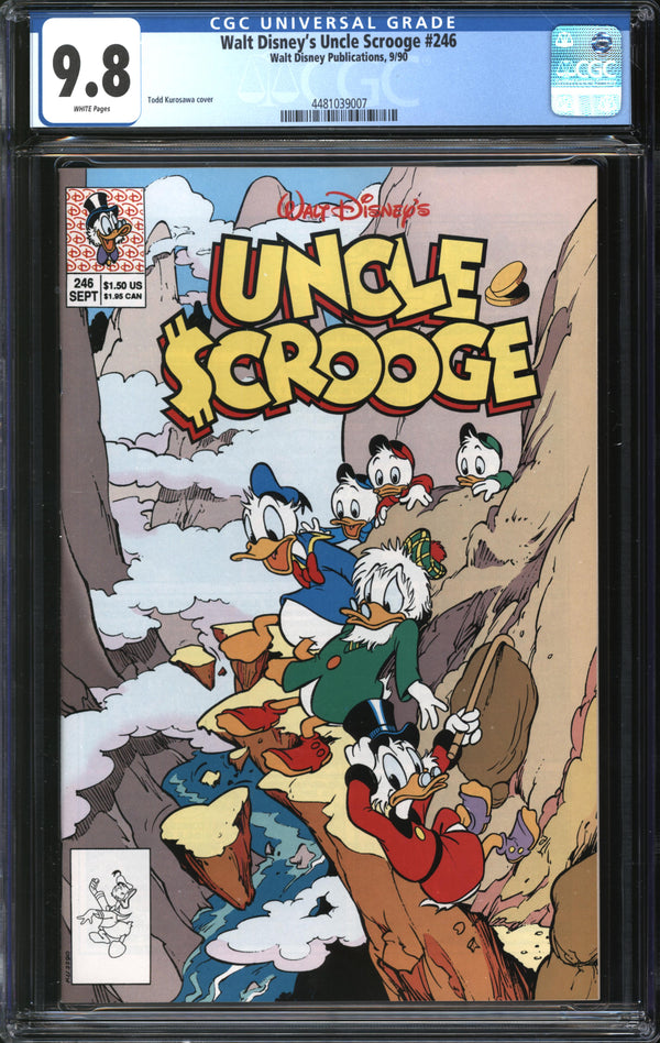 Walt Disney's Uncle Scrooge (1986) #246 CGC 9.8 NM/MT