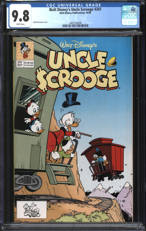 Walt Disney's Uncle Scrooge (1986) #247 CGC 9.8 NM/MT