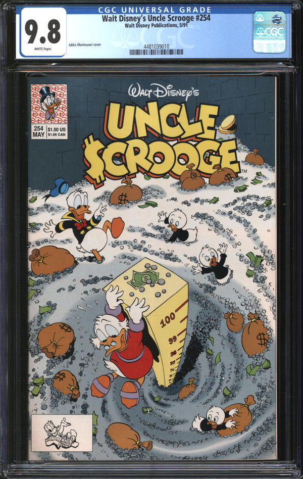 Walt Disney's Uncle Scrooge (1986) #254 CGC 9.8 NM/MT