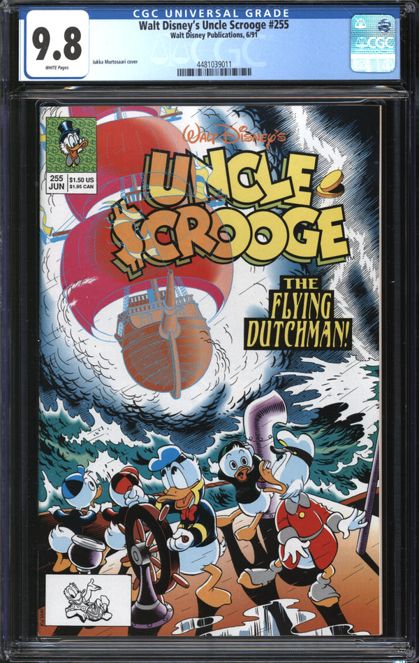 Walt Disney's Uncle Scrooge (1986) #255 CGC 9.8 NM/MT