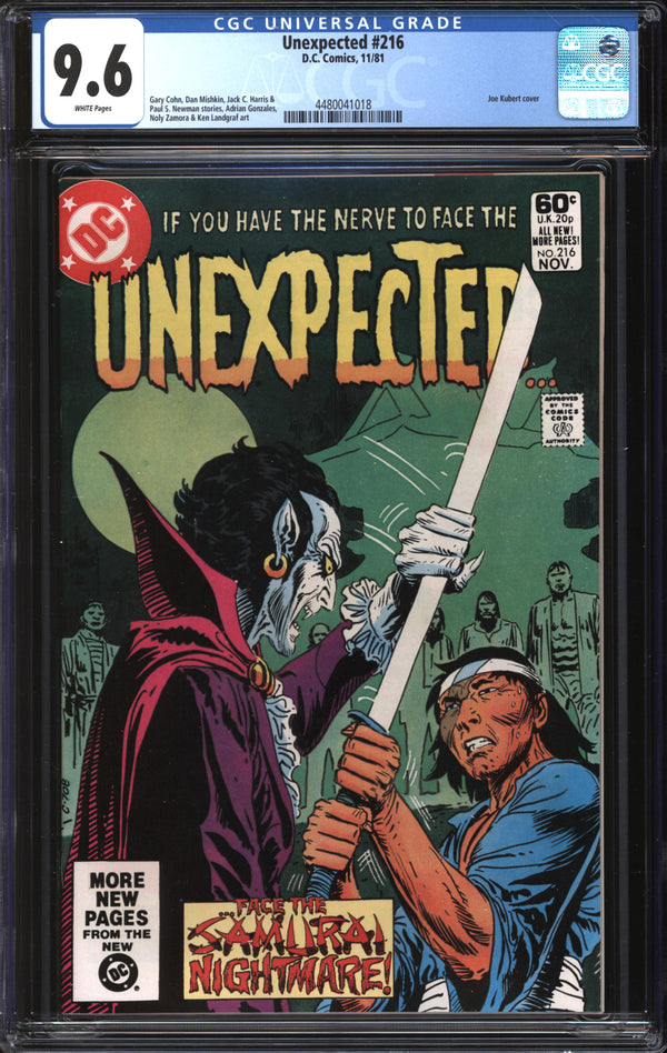 Unexpected (1968) #216 CGC 9.6 NM+