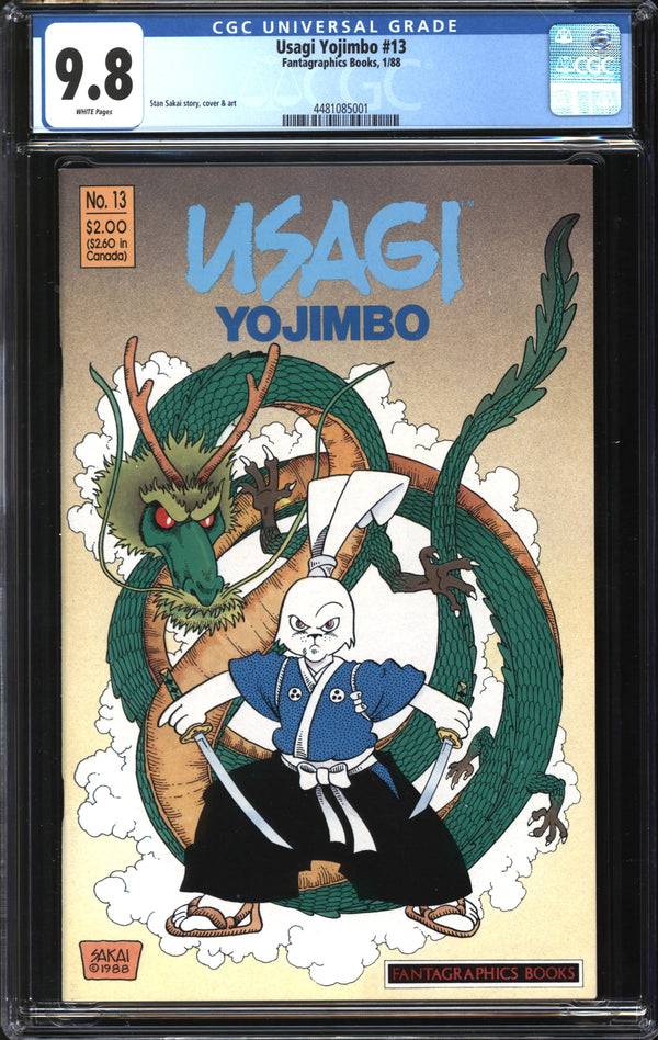 Usagi Yojimbo (1987) #13 CGC 9.8 NM/MT