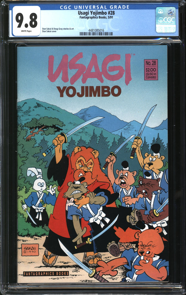 Usagi Yojimbo (1987) #28 CGC 9.8 NM/MT