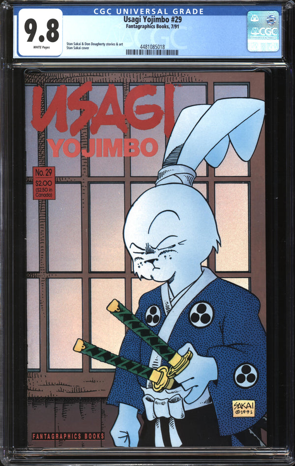 Usagi Yojimbo (1987) #29 CGC 9.8 NM/MT