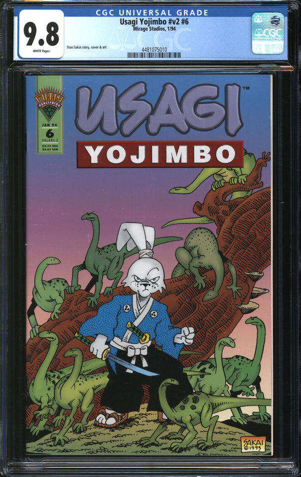 Usagi Yojimbo (1993) # 6 CGC 9.8 NM/MT