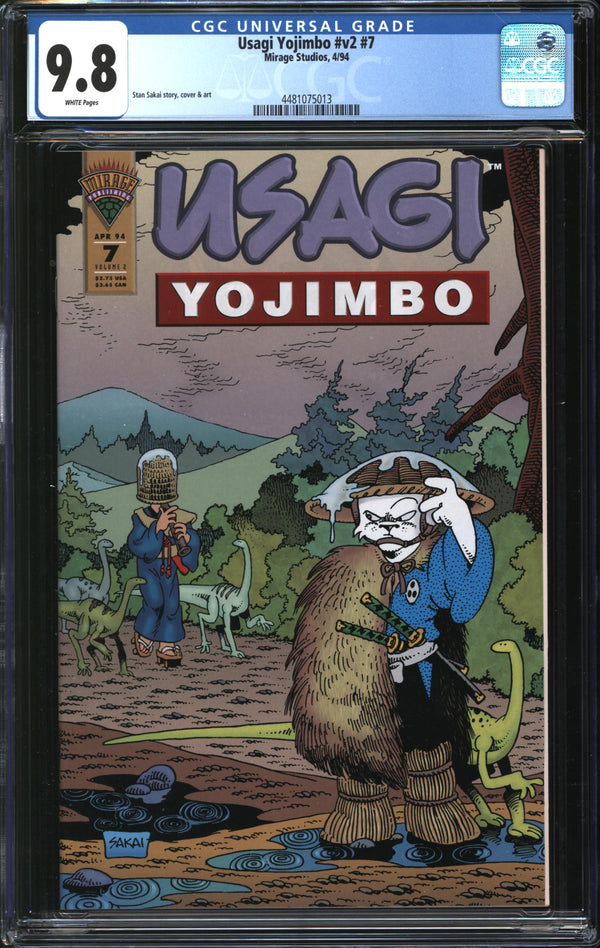 Usagi Yojimbo (1993) # 7 CGC 9.8 NM/MT