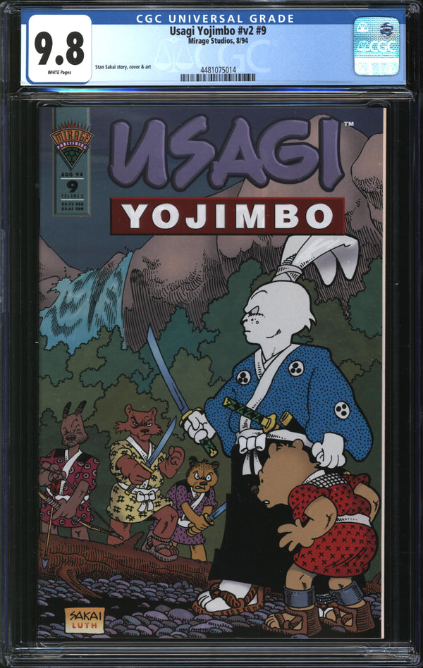 Usagi Yojimbo (1993) # 9 CGC 9.8 NM/MT