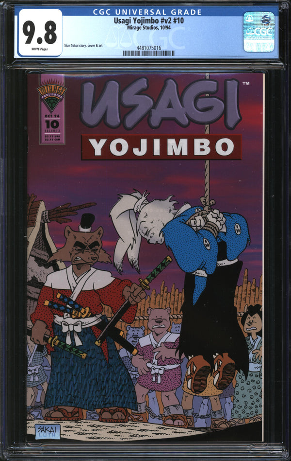 Usagi Yojimbo (1993) #10 CGC 9.8 NM/MT