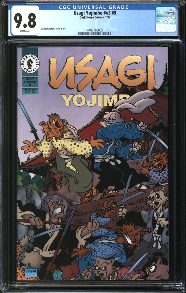 Usagi Yojimbo (1996) #  9 CGC 9.8 NM/MT