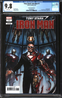 Tony Stark: Iron Man (2018) #1 Adi Granov Variant CGC 9.8 NM/MT